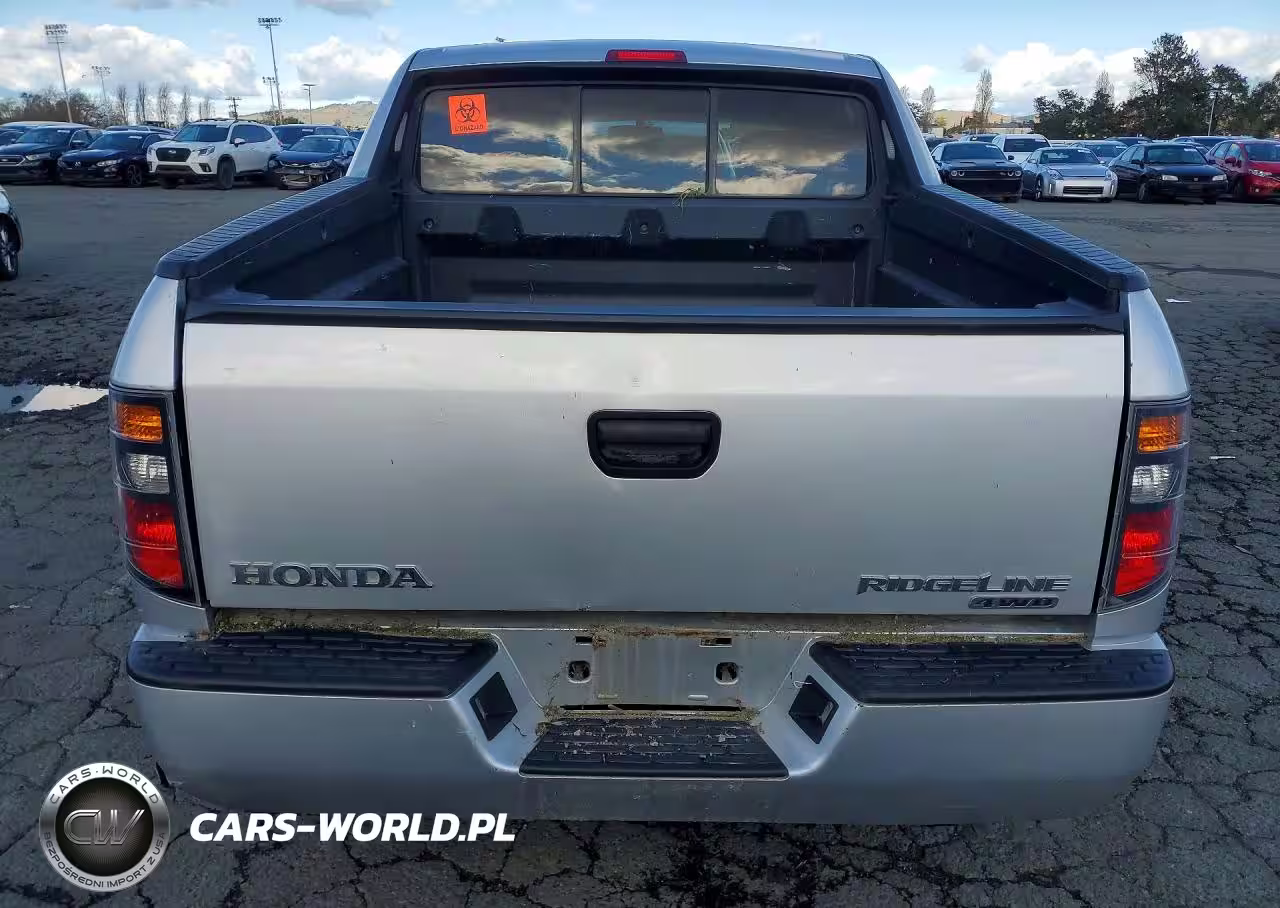 2007 Honda Ridgeline Rt VIN:2HJYK16297H522249 - 6
