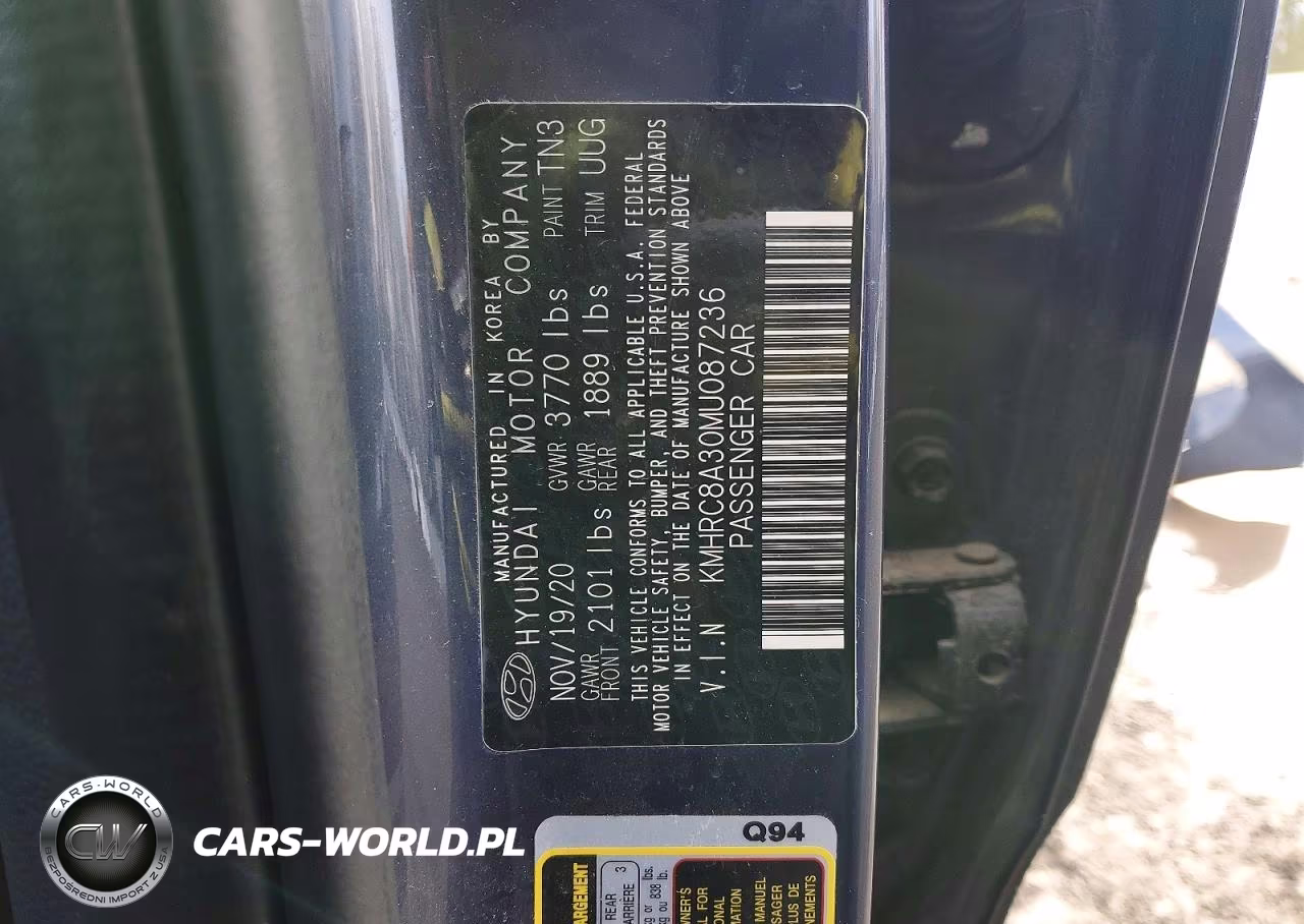 2021 Hyundai Venue VIN:KMHRC8A30MU087236 - 12