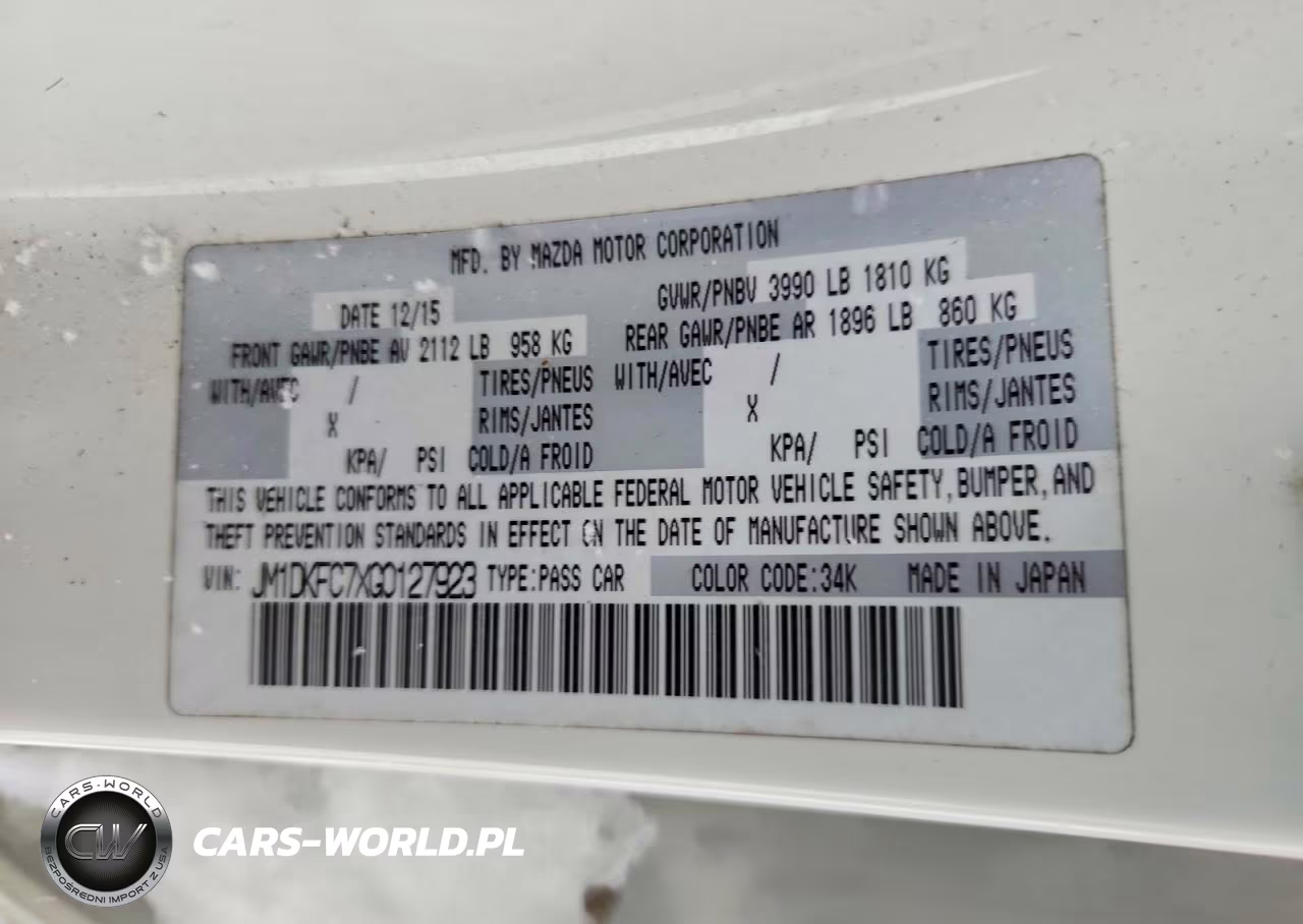 2016 Mazda Cx-3 Touring VIN:JM1DKFC7XG0127923 - 13