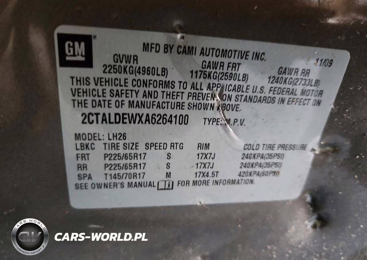 2010 GMC Terrain Sle VIN:2CTALDEWXA6264100 - 14