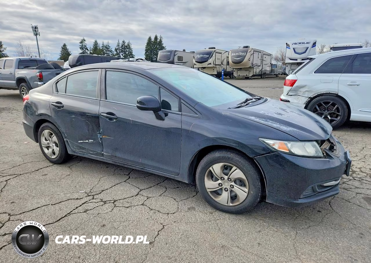 2013 Honda Civic Lx VIN:2HGFB2F58DH501367 - 4