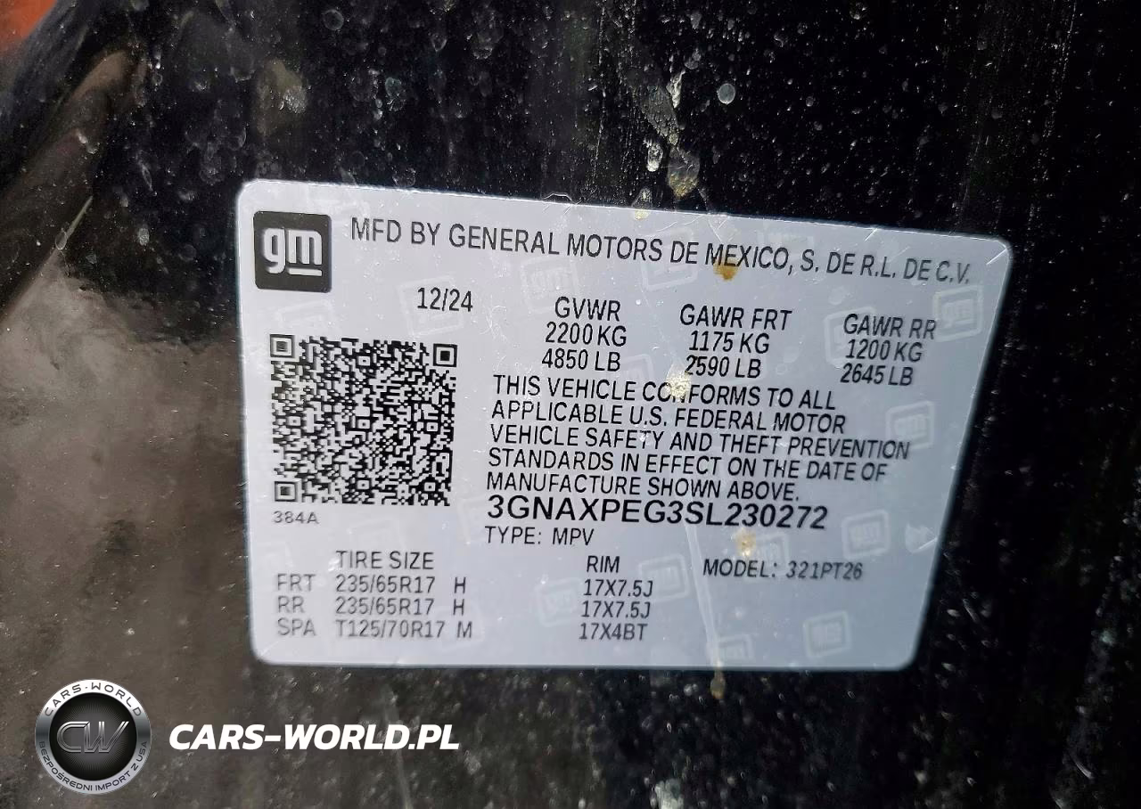 2025 Chevrolet Equinox Lt VIN:3GNAXPEG3SL230272 - 13