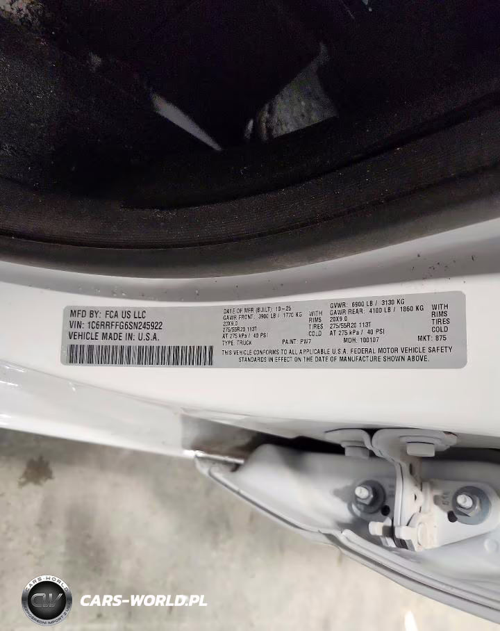 2025 Ram 1500 Big Horn VIN:1C6RRFFG6SN245922 - 13