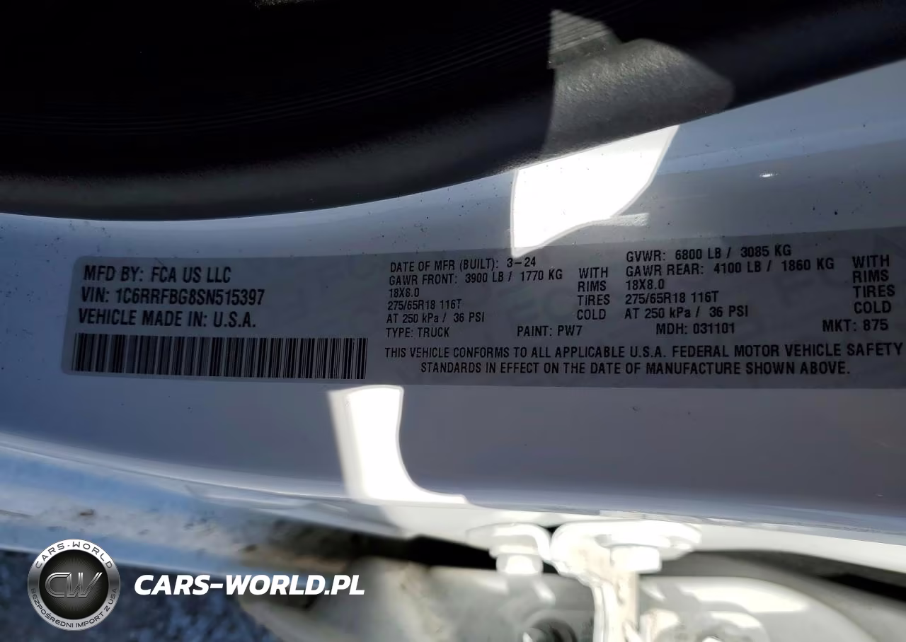 2025 Ram 1500 Big Horn-Lone Star VIN:1C6RRFBG8SN515397 - 12