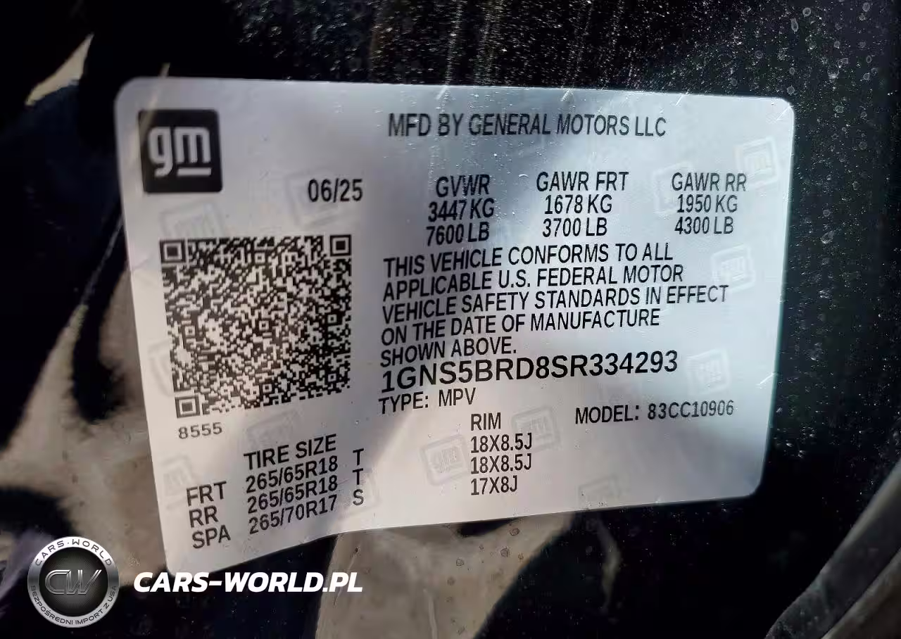 2025 Chevrolet Suburban C1500 Ls VIN:1GNS5BRD8SR334293 - 12