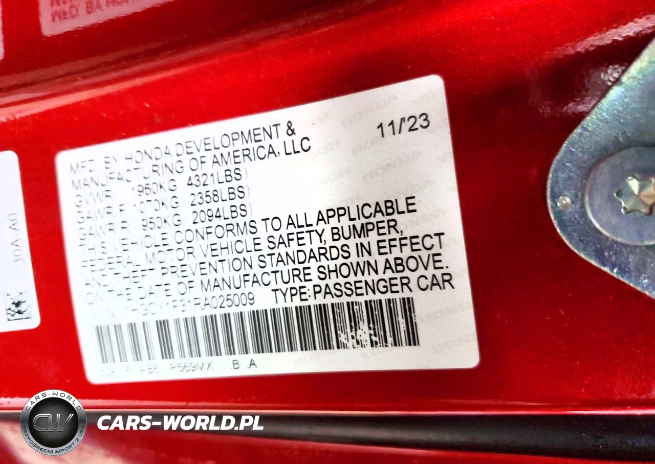 2024 Honda Accord Ex VIN:1HGCY1F31RA025009 - 13