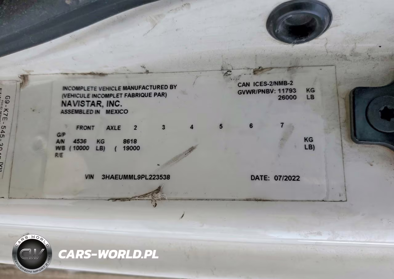 2023 International Mv607 Box Truck VIN:3HAEUMML9PL223538 - 13