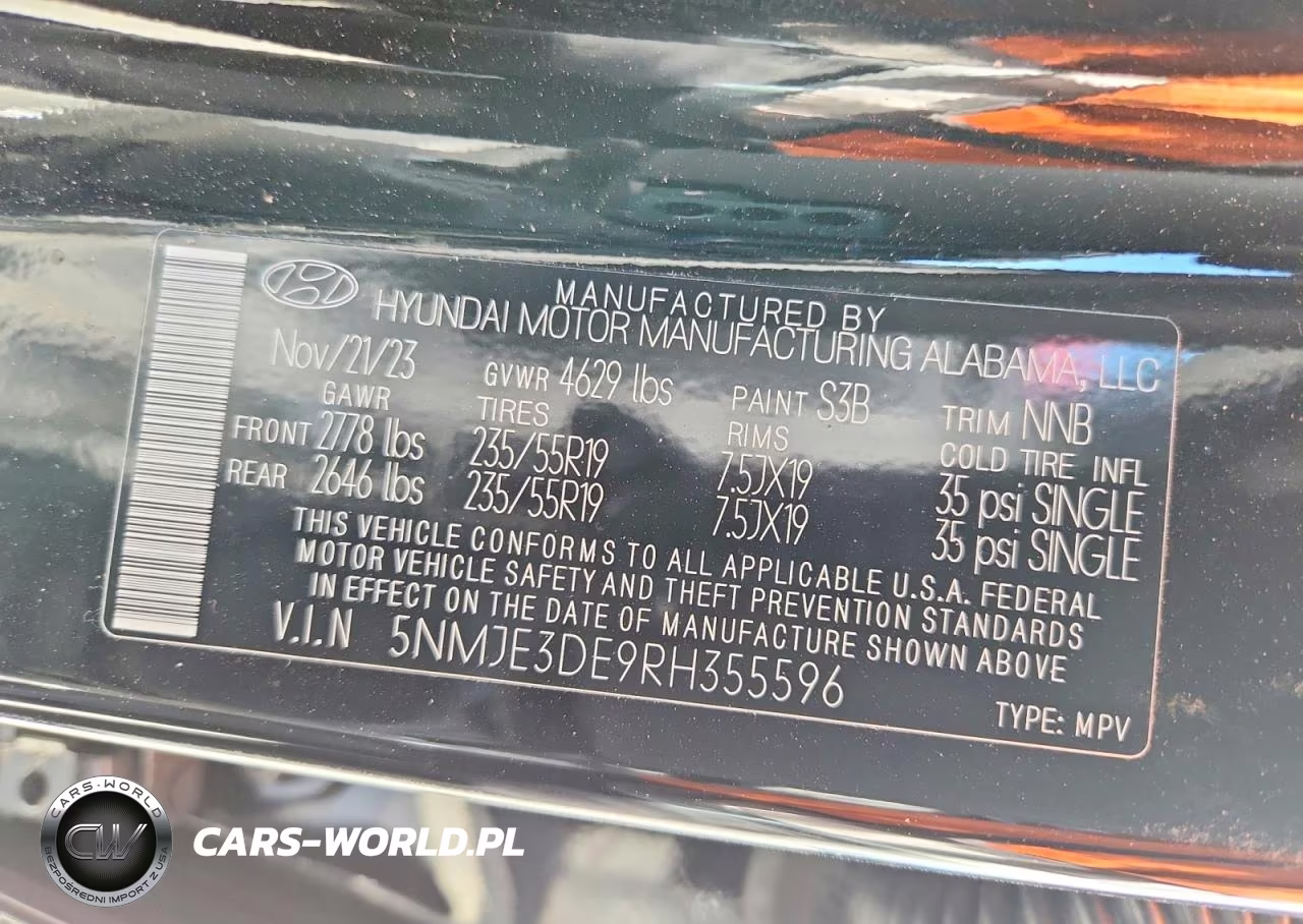 2024 Hyundai Tucson Limited VIN:5NMJE3DE9RH355596 - 13