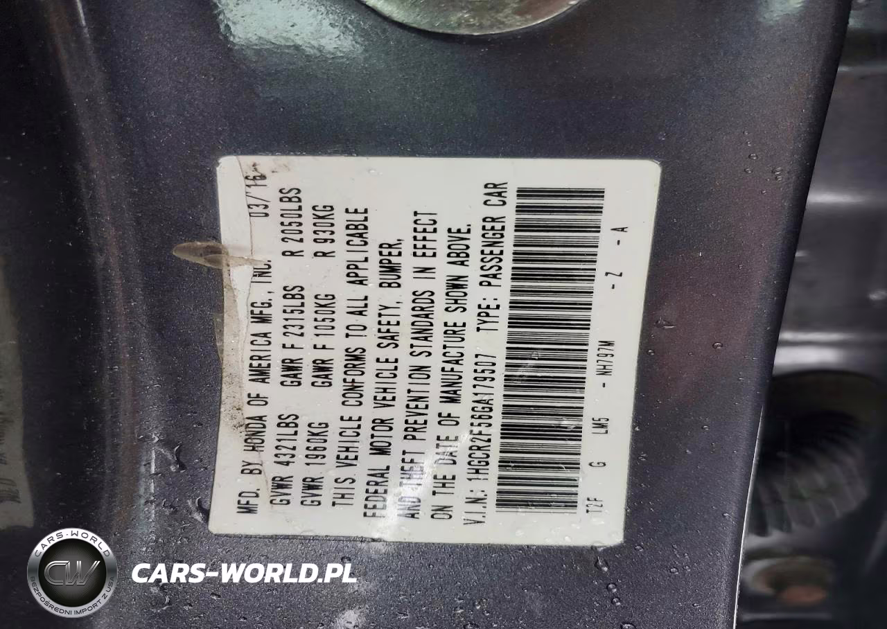 2016 Honda Accord Sport VIN:1HGCR2F56GA179507 - 13