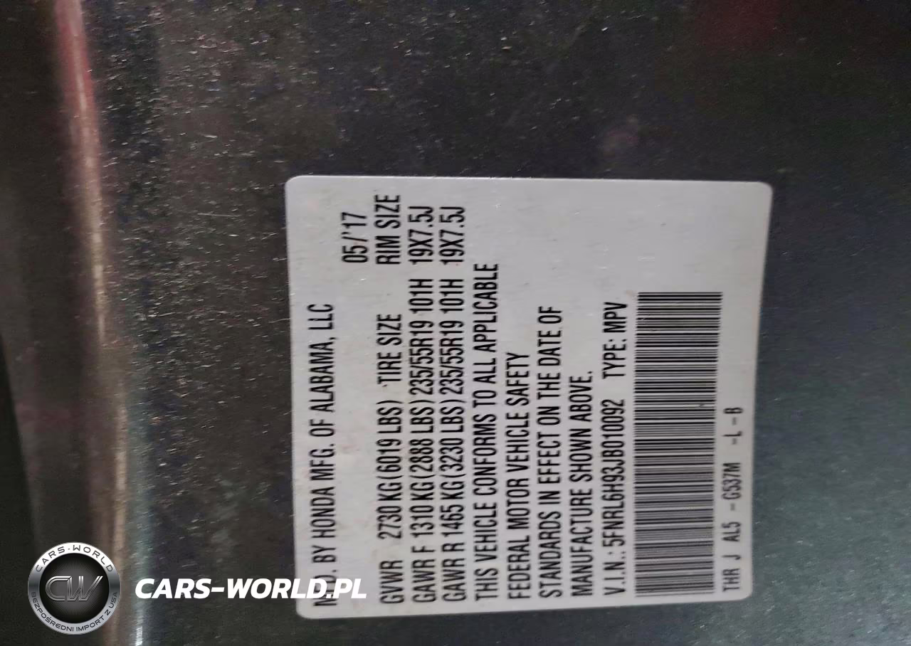 2018 Honda Odyssey Elite VIN:5FNRL6H93JB010092 - 13