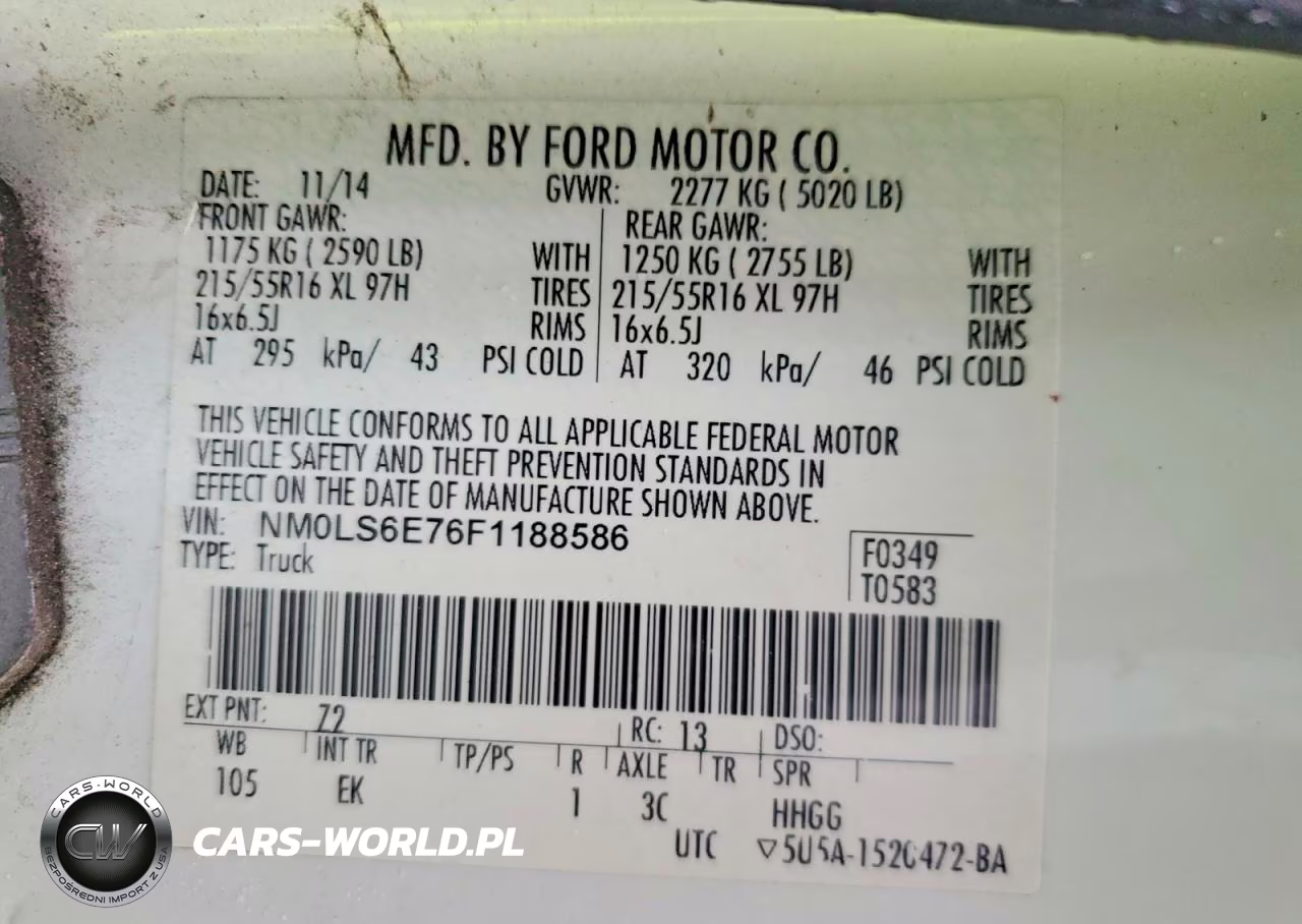 2015 Ford Transit Connect Xl Delivery Van VIN:NM0LS6E76F1188586 - 13