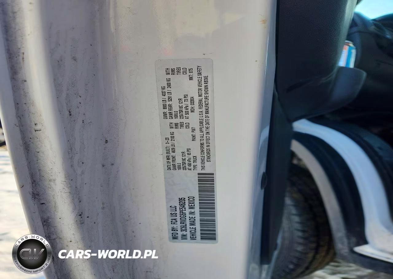 2023 Ram Promaster 2500 2500 High VIN:3C6LRVDG6PE546205 - 12