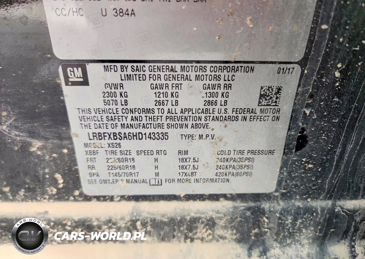 2017 Buick Envision Essence VIN:LRBFXBSA6HD143335 - 14