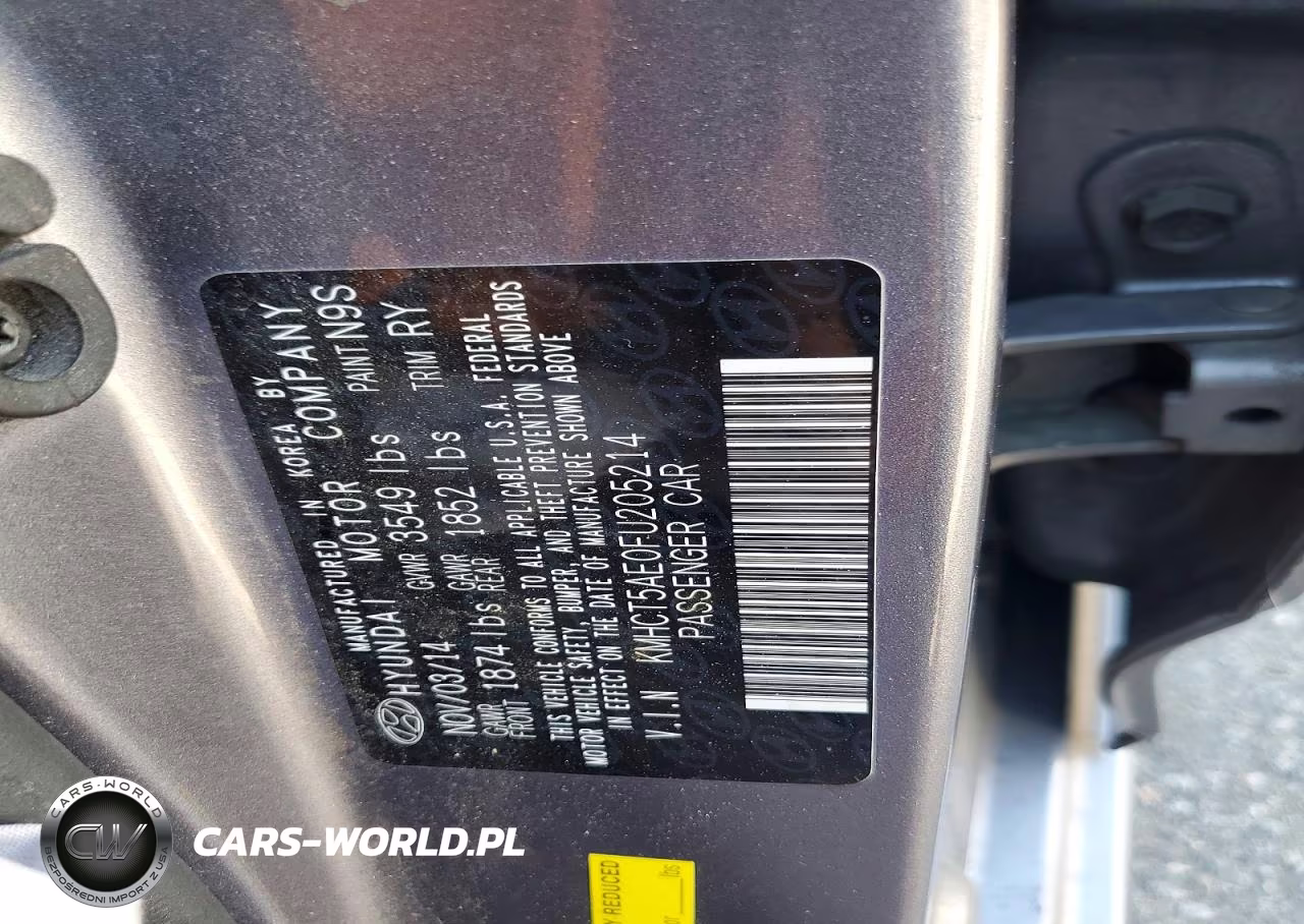 2015 Hyundai Accent Gs VIN:KMHCT5AE0FU205214 - 12