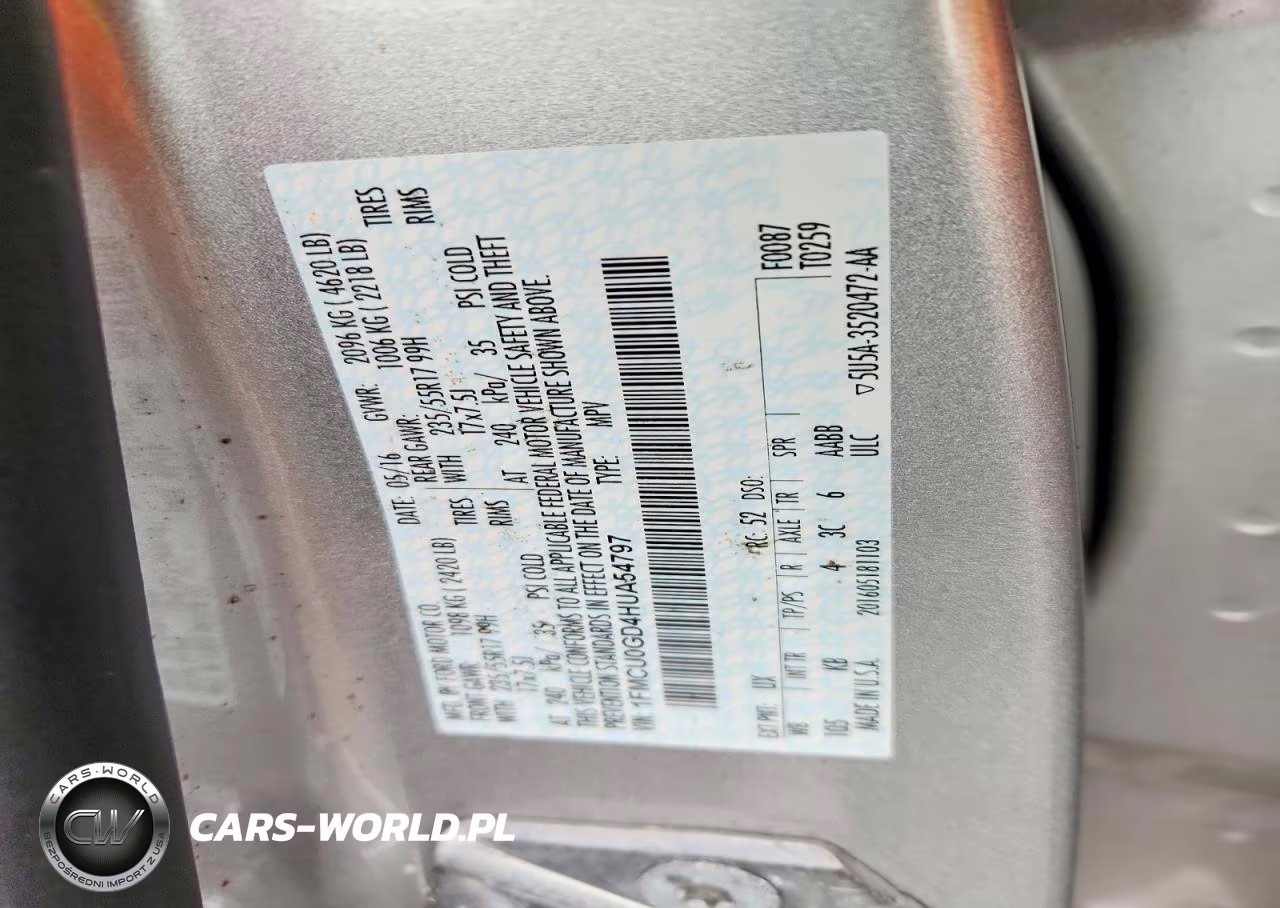 2017 Ford Escape Se VIN:1FMCU0GD4HUA54797 - 13