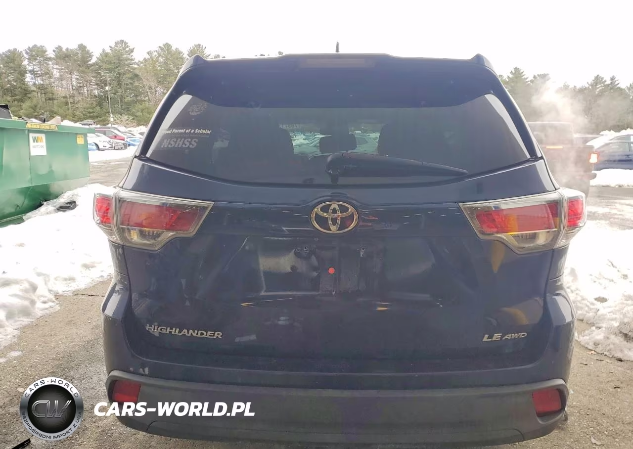 2015 Toyota Highlander VIN:5TDBKRFH9FS086029 - 6