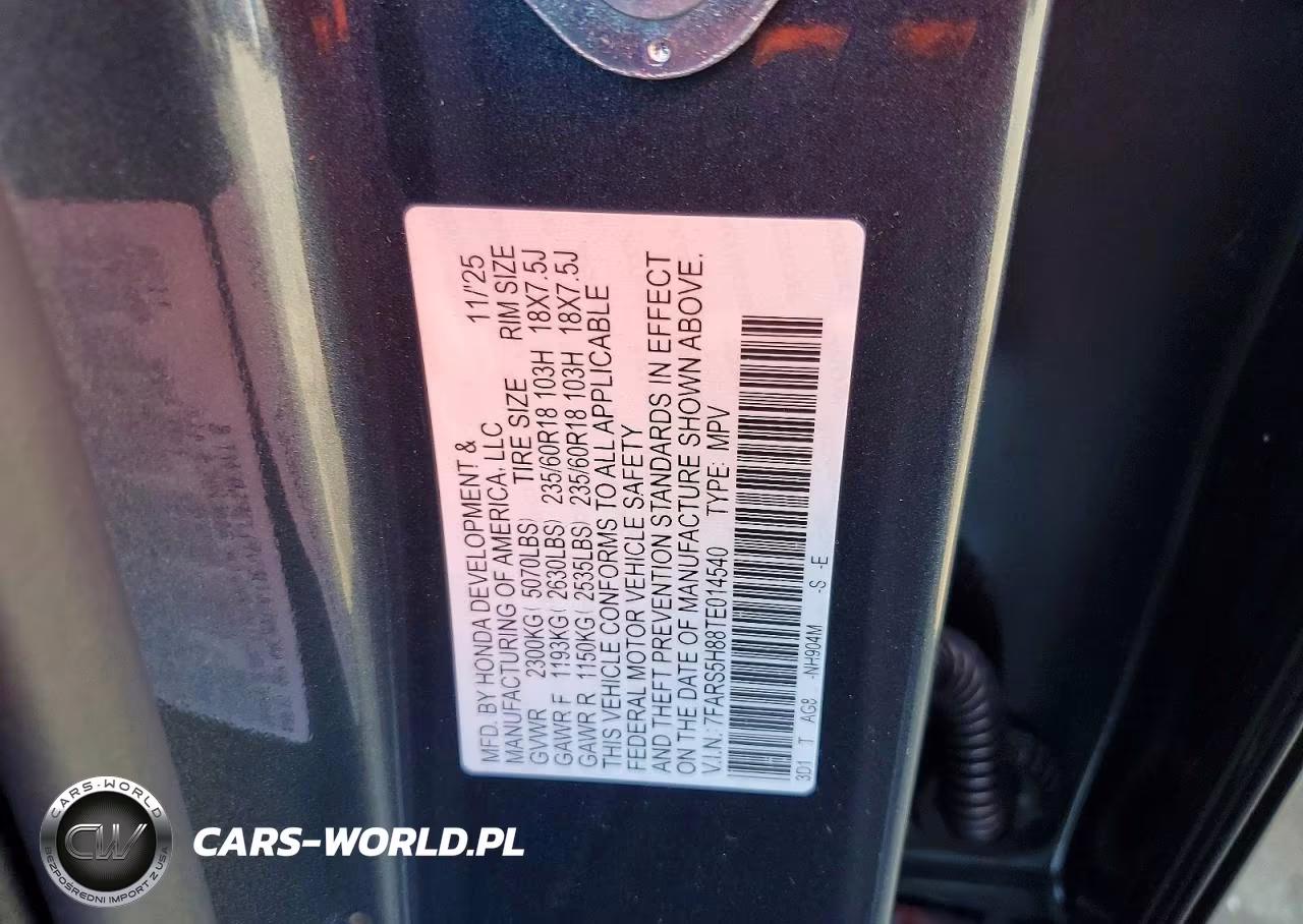 2026 Honda Cr-V Sport-L VIN:7FARS5H88TE014540 - 12
