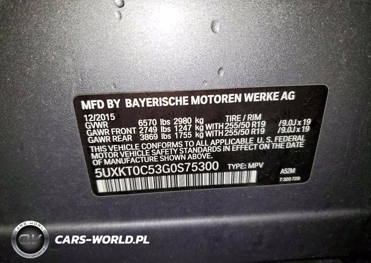 2016 BMW X5 Xdr40E VIN:5UXKT0C53G0S75300 - 13