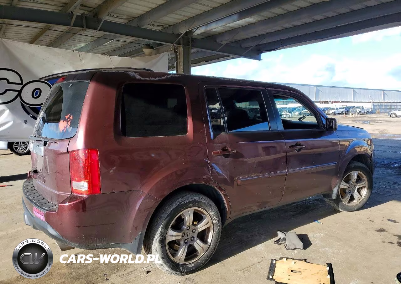 2014 Honda Pilot Exl VIN:5FNYF3H54EB017783 - 3