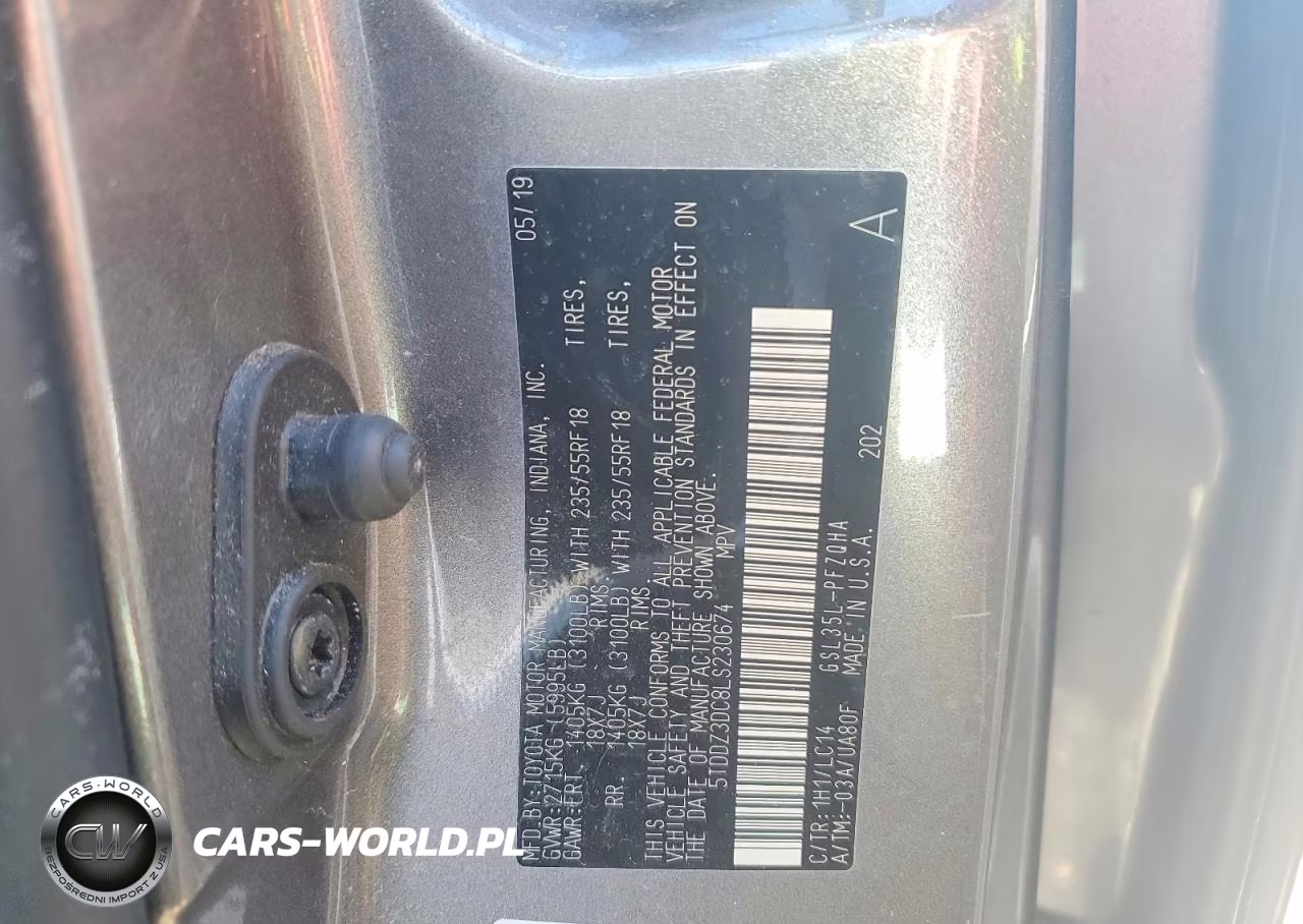 2020 Toyota Sienna Xle VIN:5TDDZ3DC8LS230674 - 13
