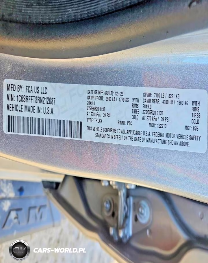 2024 Ram 1500 Big Horn VIN:1C6SRFFT8RN212087 - 12