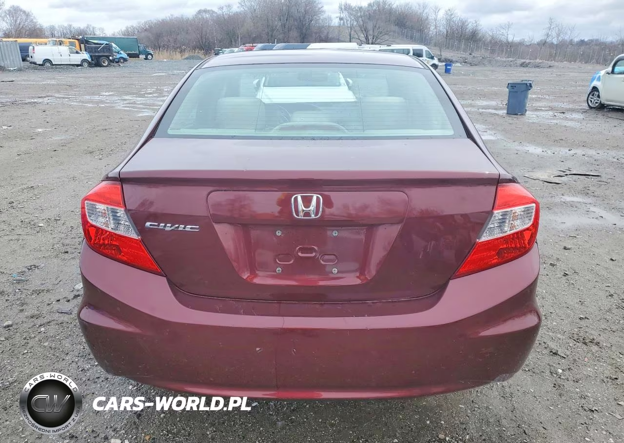 2012 Honda Civic Lx VIN:19XFB2F57CE377116 - 6