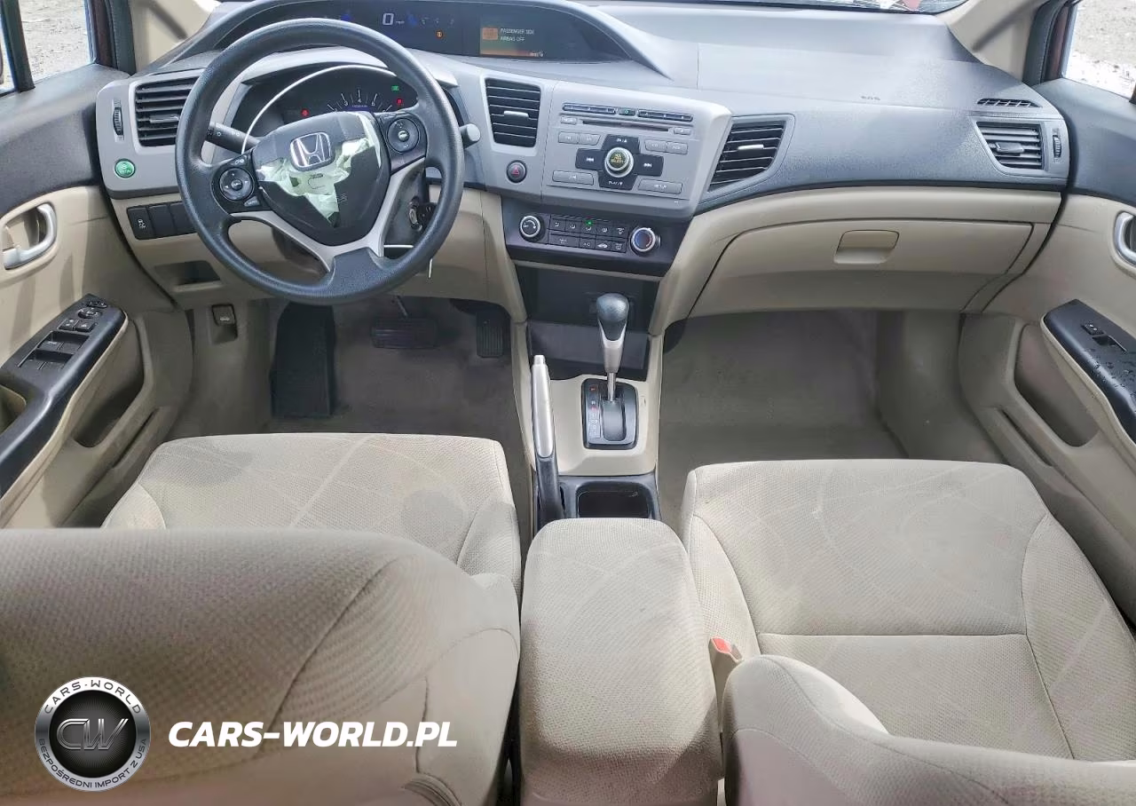2012 Honda Civic Lx VIN:19XFB2F57CE377116 - 8