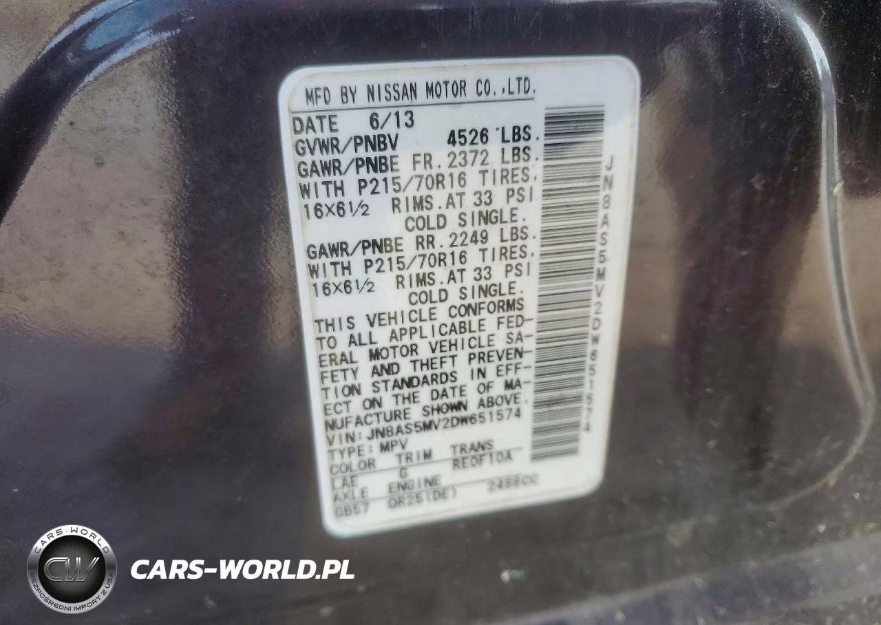 2013 Nissan Rogue S VIN:JN8AS5MV2DW651574 - 14