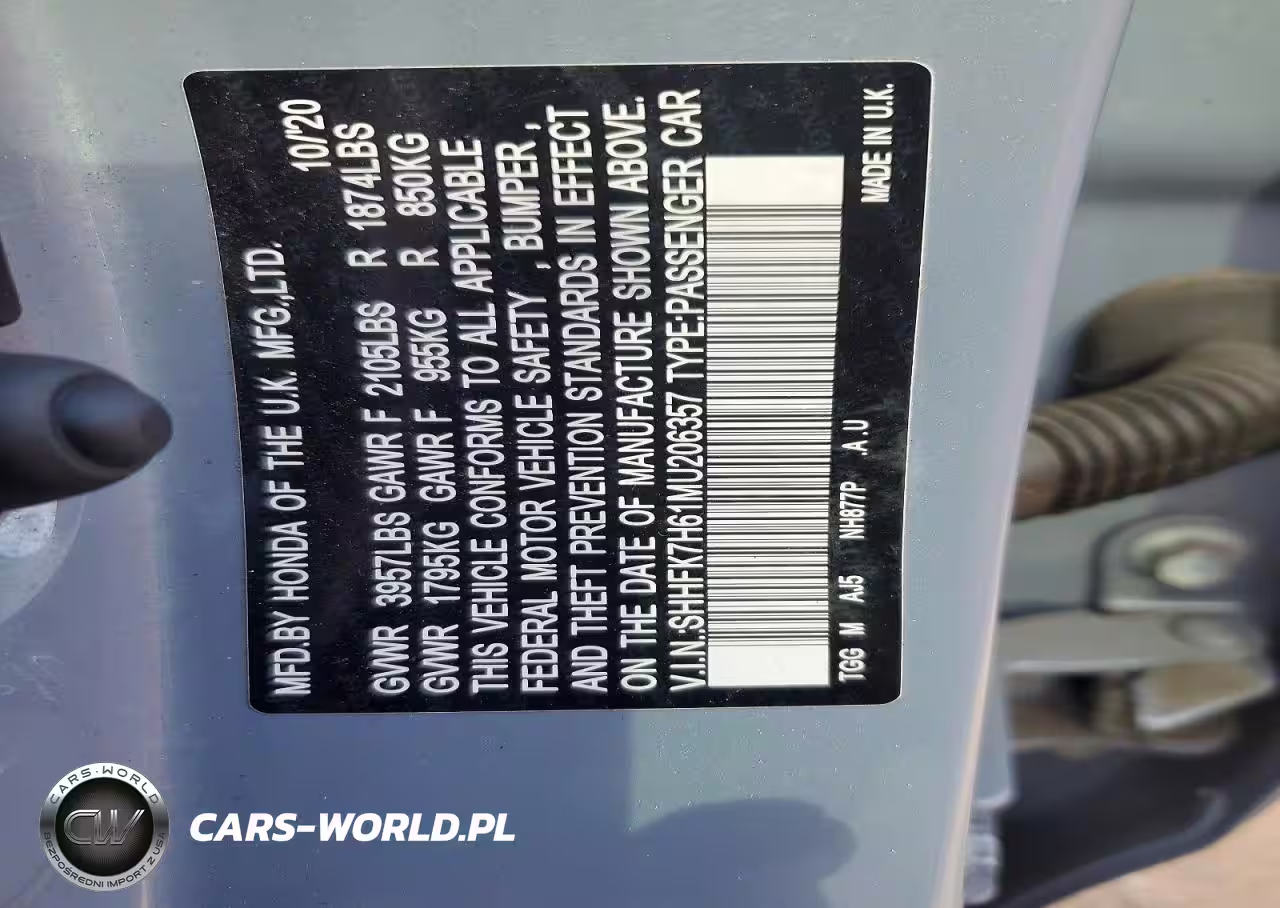 2021 Honda Civic Ex VIN:SHHFK7H61MU206357 - 12