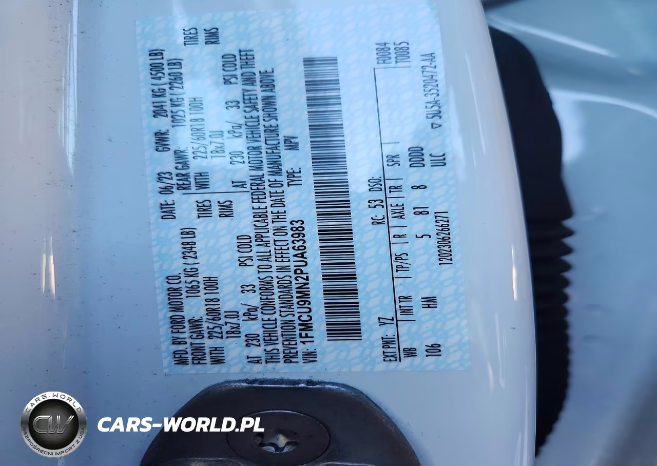 2023 Ford Escape St Line VIN:1FMCU9MN2PUA63983 - 13