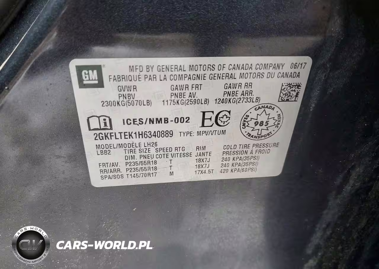 2017 GMC Terrain Sle VIN:2GKFLTEK1H6340889 - 14