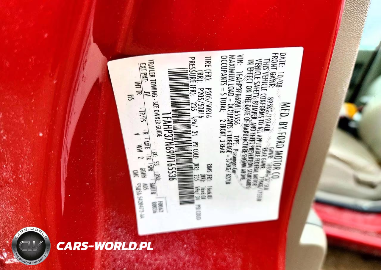 2009 Ford Focus Sel VIN:1FAHP37N69W165536 - 12