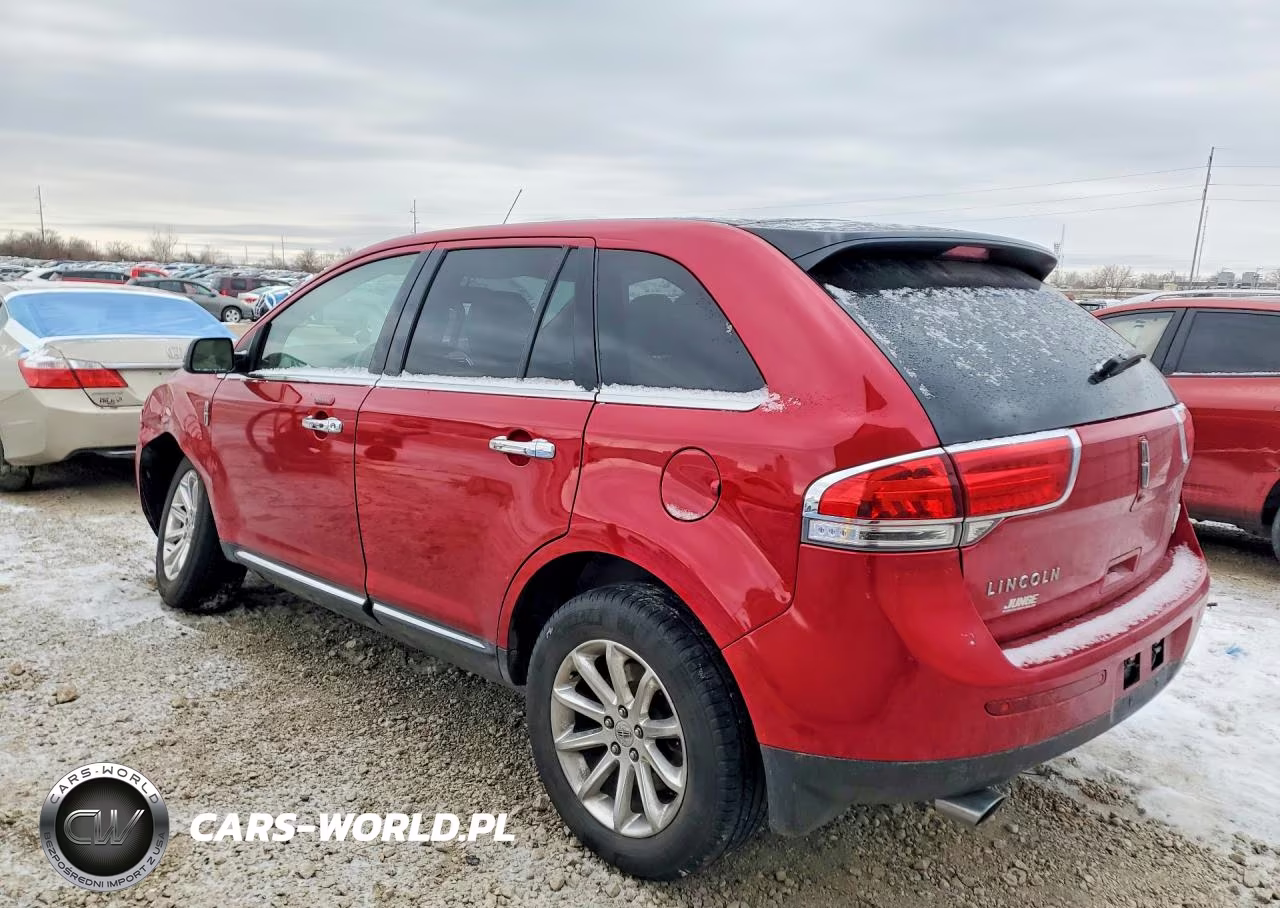 2012 Lincoln Mkx VIN:2LMDJ8JK0CBL16885 - 2