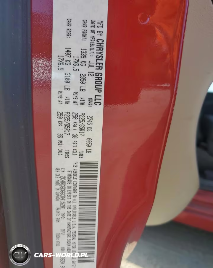 2012 Dodge Grand Caravan Crew VIN:2C4RDGDG6CR415281 - 13