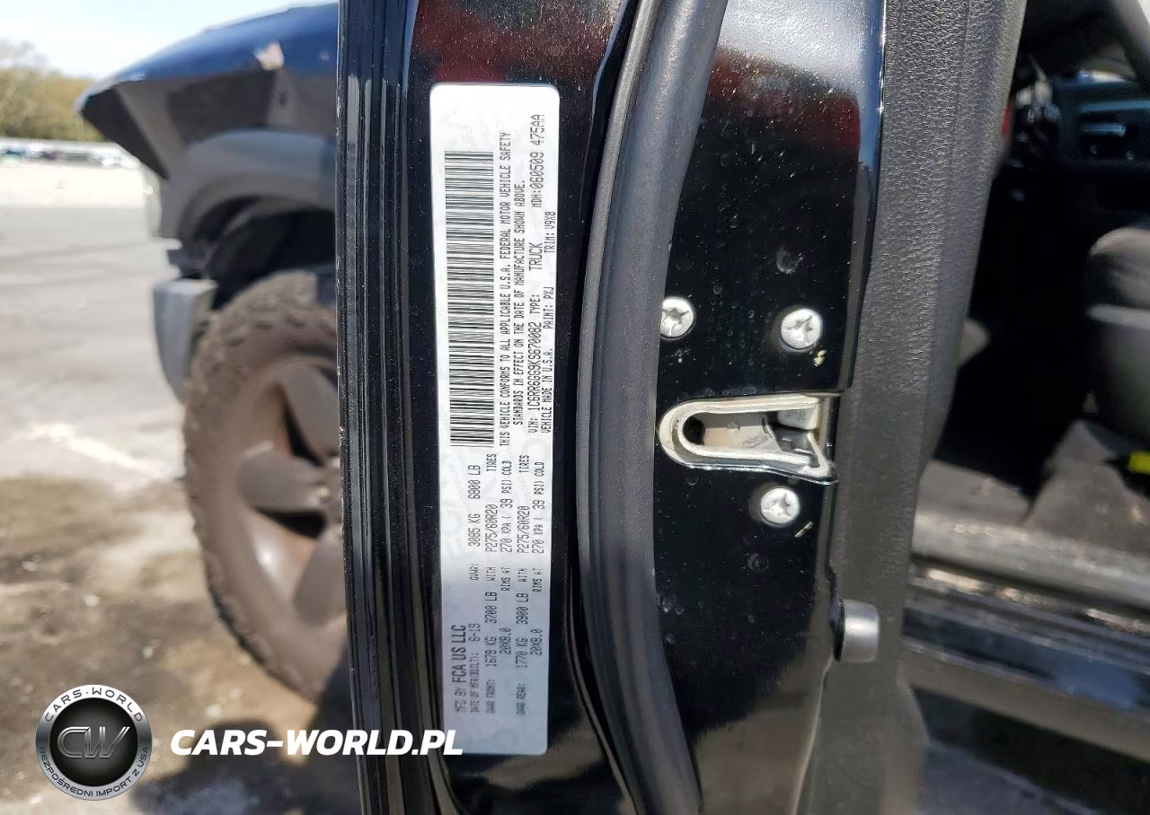 2019 Ram 1500 Classic Slt VIN:1C6RR6GG9KS670082 - 12