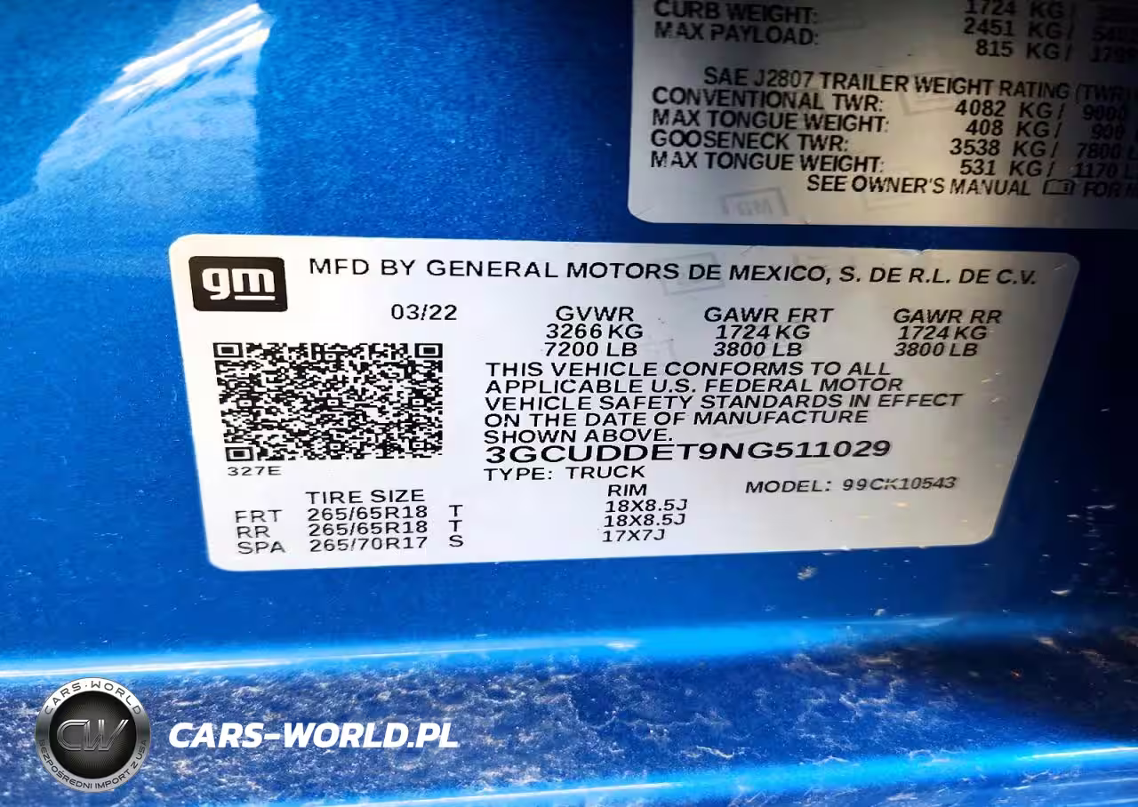 2022 Chevrolet Silverado K1500 Lt VIN:3GCUDDET9NG511029 - 12
