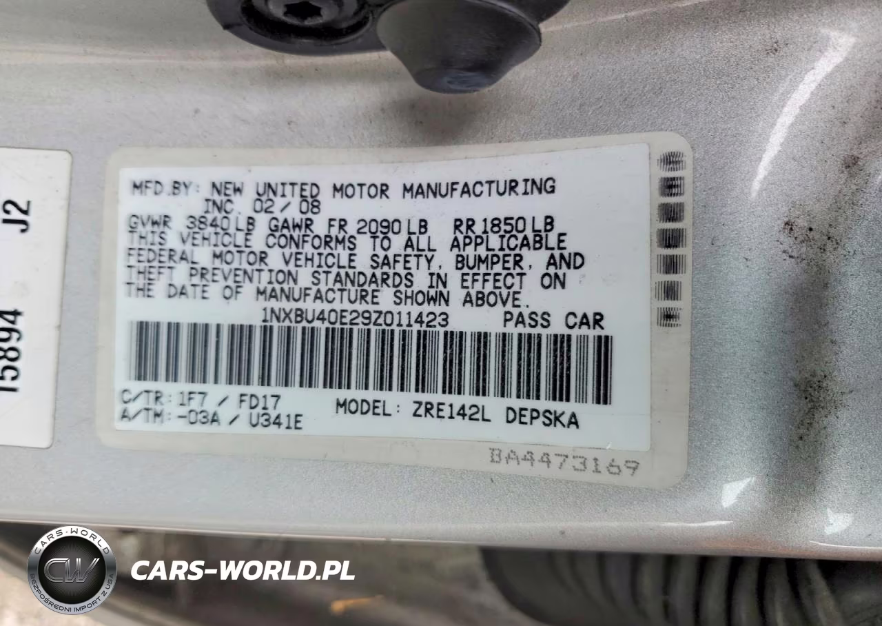 2009 Toyota Corolla Base VIN:1NXBU40E29Z011423 - 12