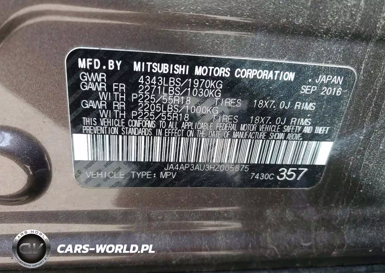 2017 Mitsubishi Outlander Sport Es VIN:JA4AP3AU3HZ005875 - 13