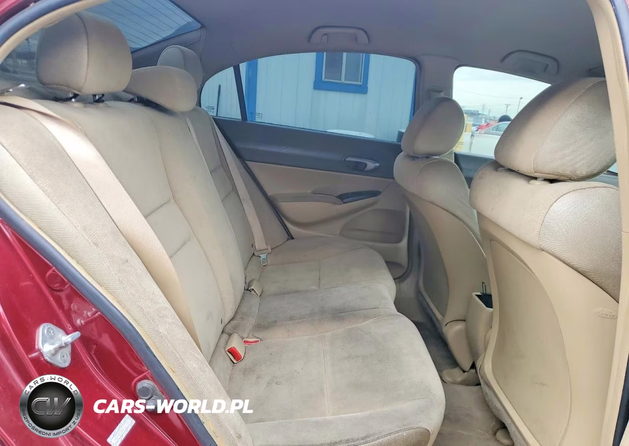 2008 Honda Civic Lx VIN:1HGFA16568L117187 - 10