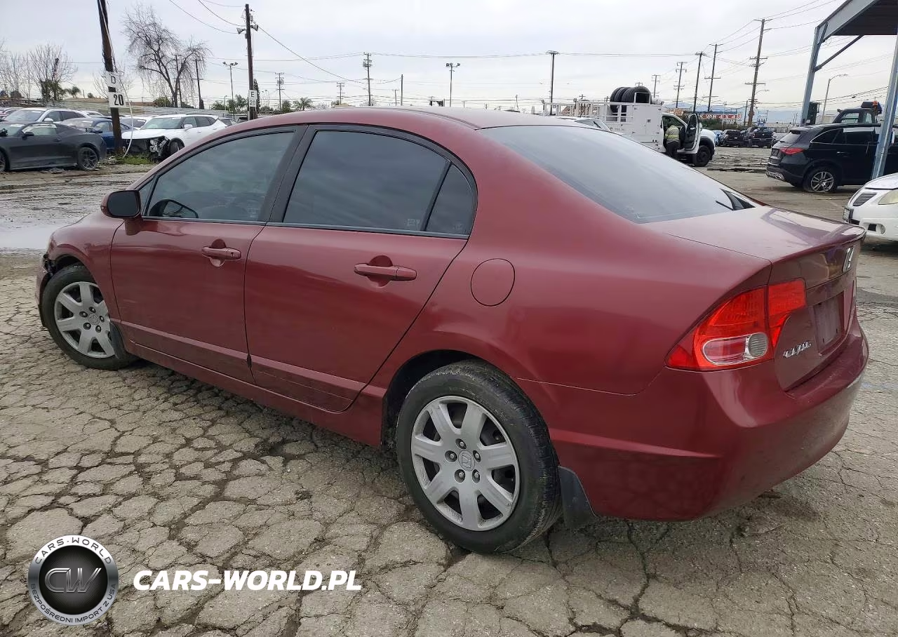 2008 Honda Civic Lx VIN:1HGFA16568L117187 - 2