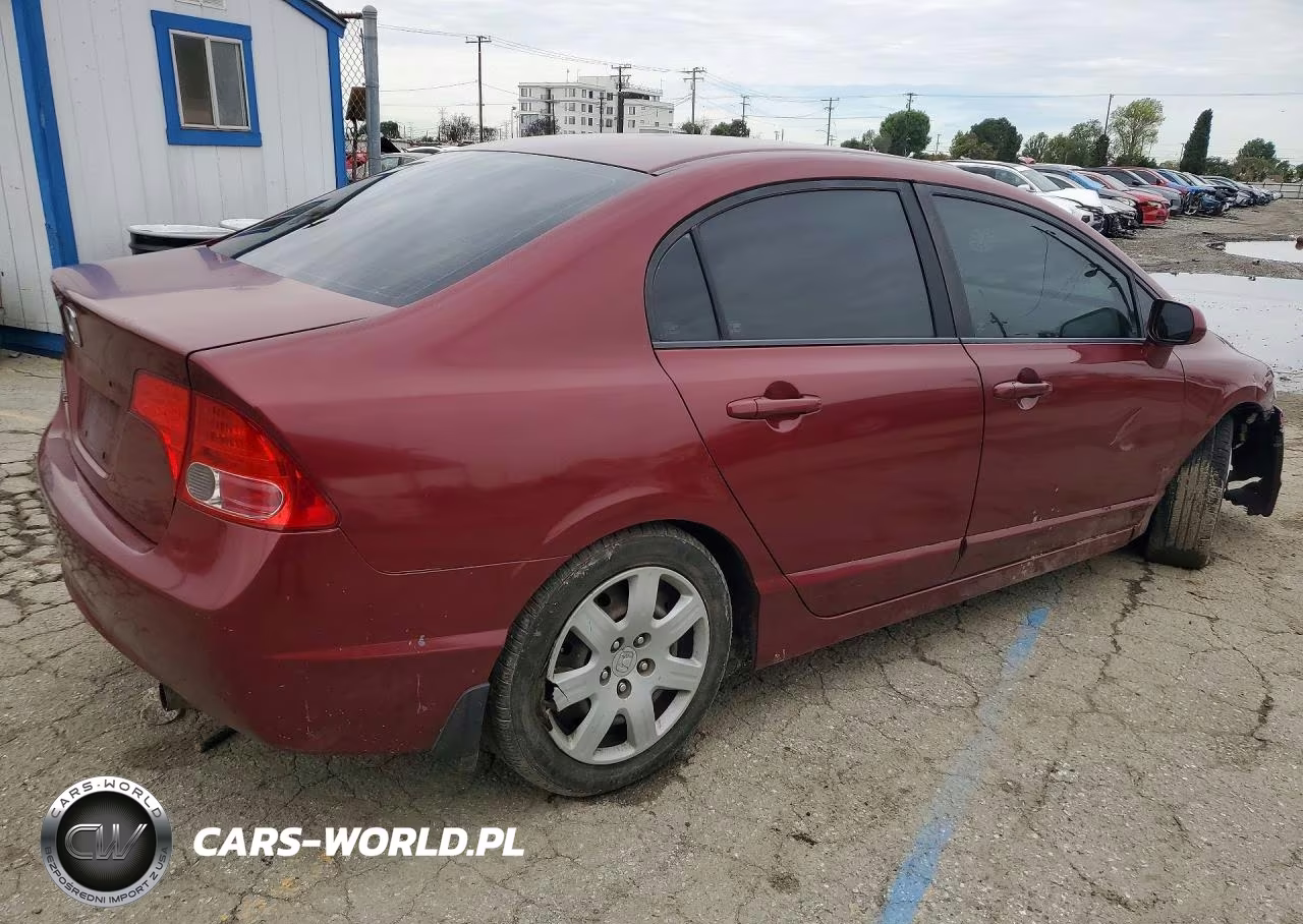2008 Honda Civic Lx VIN:1HGFA16568L117187 - 3