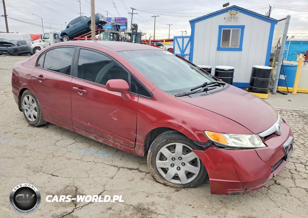 2008 Honda Civic Lx VIN:1HGFA16568L117187 - 4