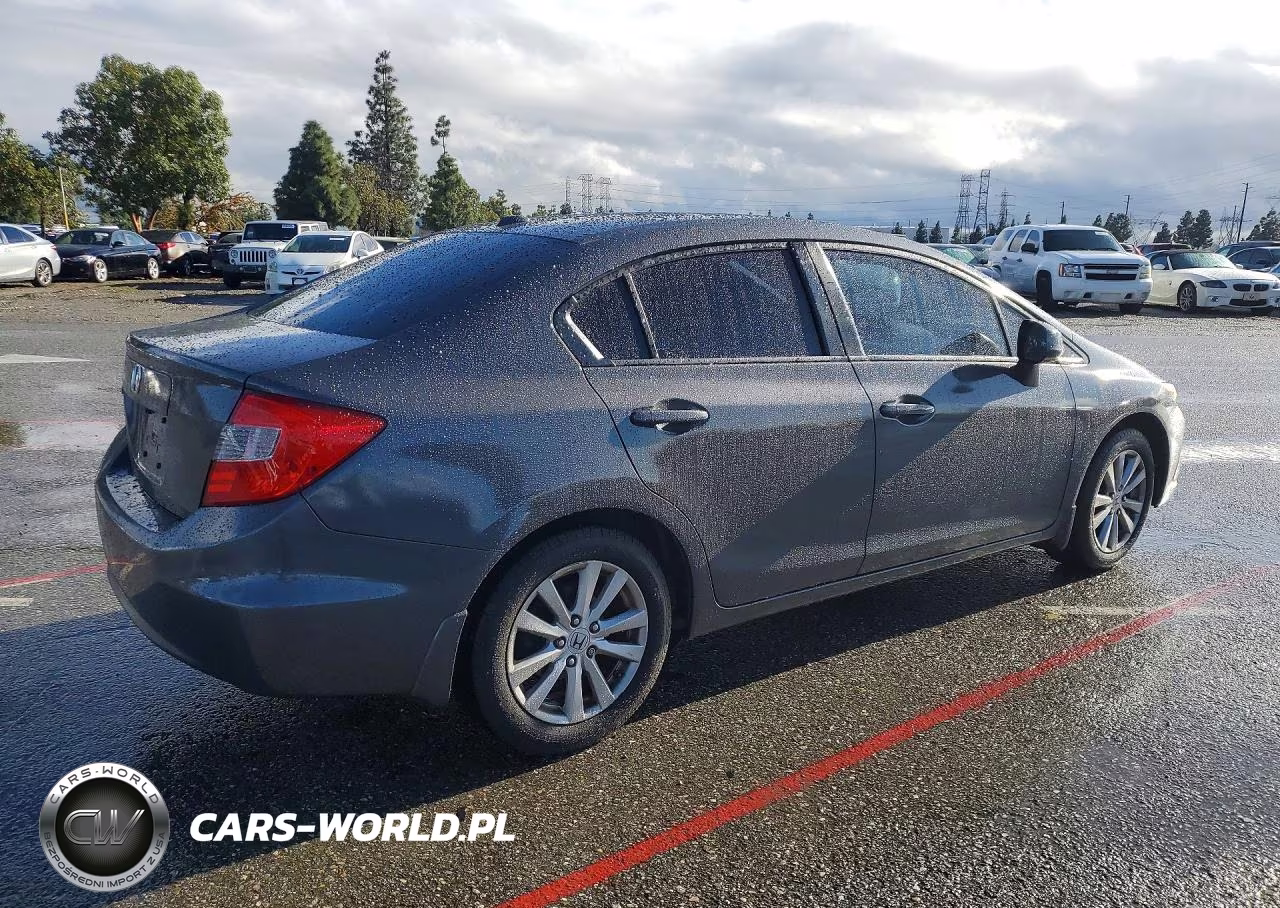 2012 Honda Civic Exl VIN:19XFB2F99CE337428 - 3