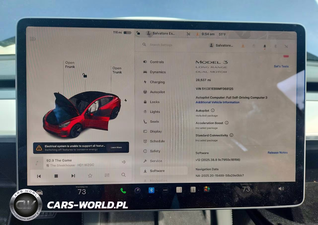 2021 Tesla Model 3 VIN:5YJ3E1EB9MF068125 - 9