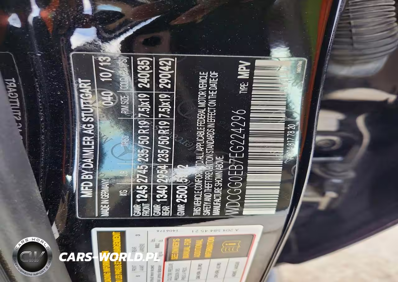 2014 Mercedes-Benz Glk 250 Bluetec VIN:WDCGG0EB7EG224296 - 13