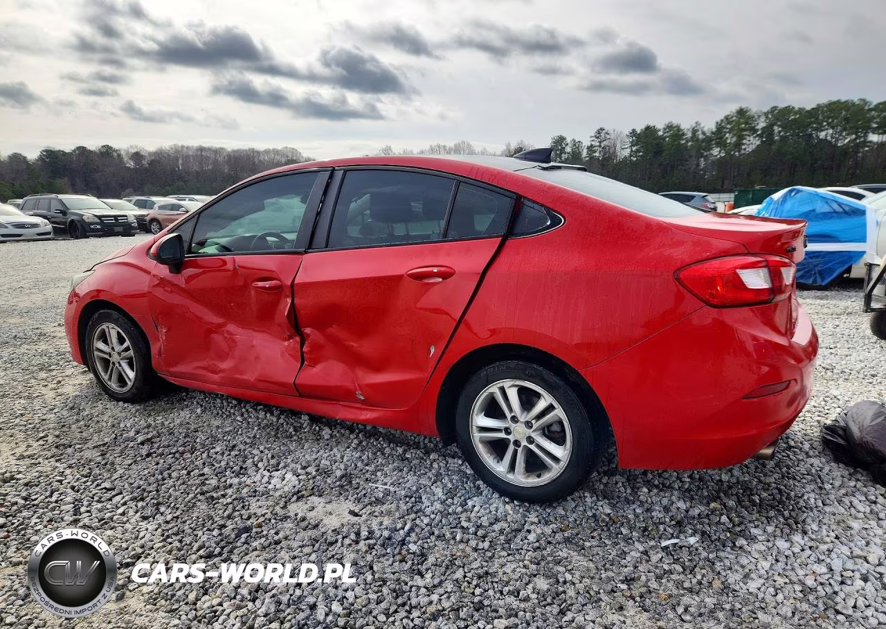 2017 Chevrolet Cruze Lt VIN:1G1BE5SMXH7160437 - 2