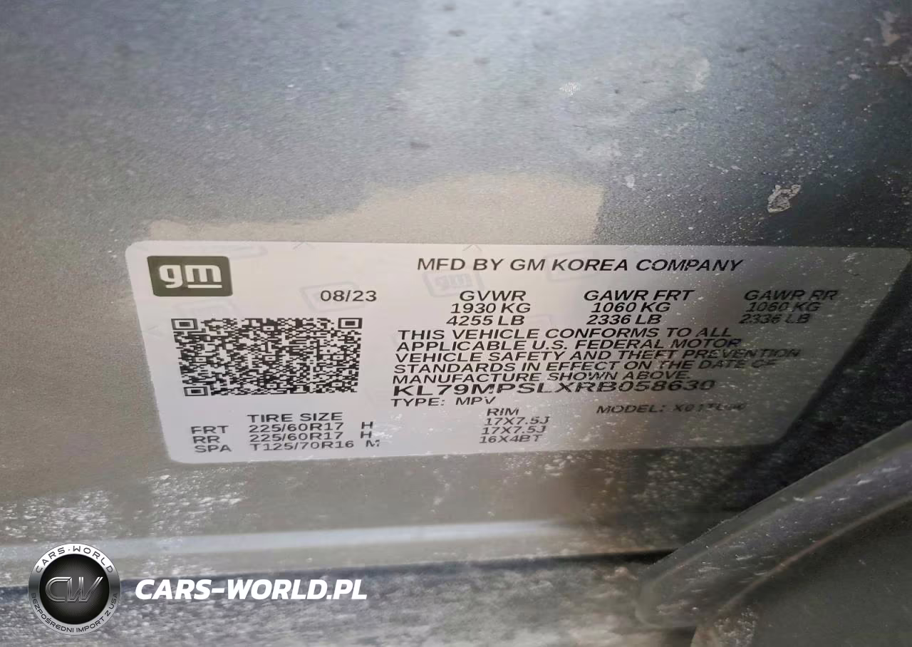 2024 Chevrolet Trailblazer Lt VIN:KL79MPSLXRB058630 - 12