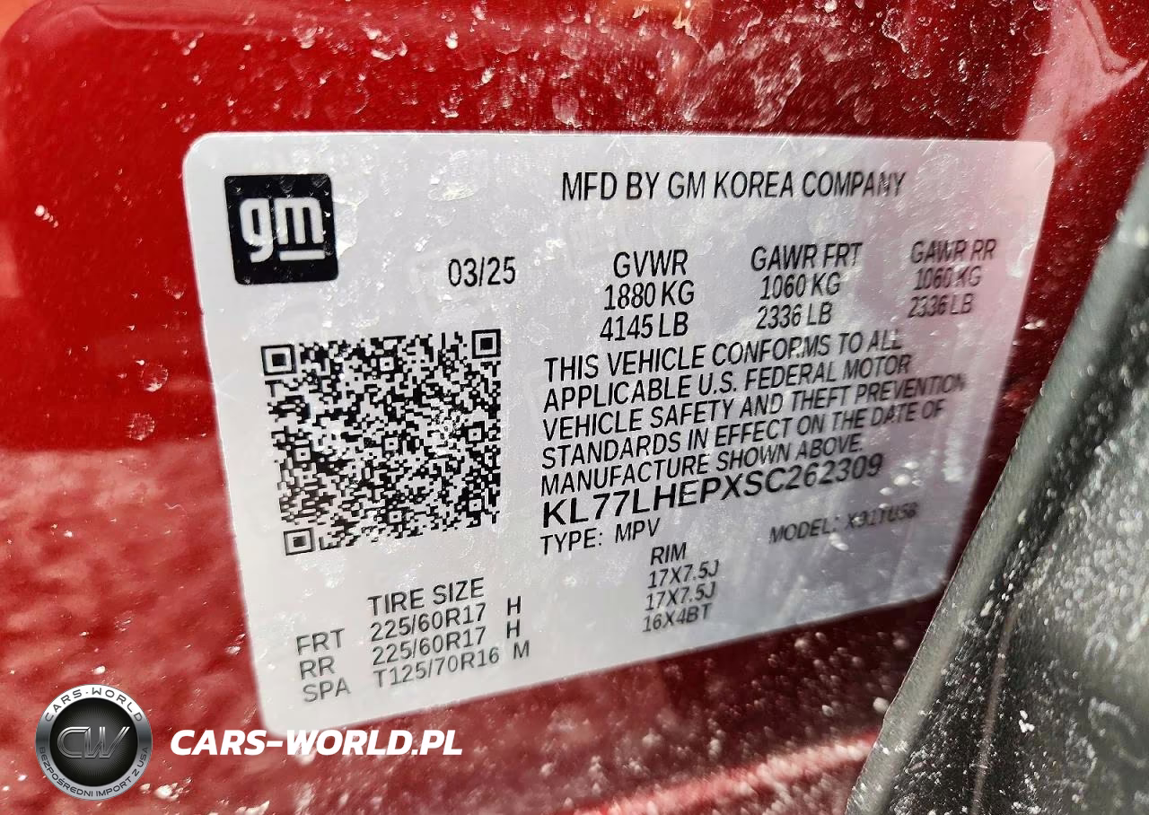 2025 Chevrolet Trax 1Lt VIN:KL77LHEPXSC262309 - 12