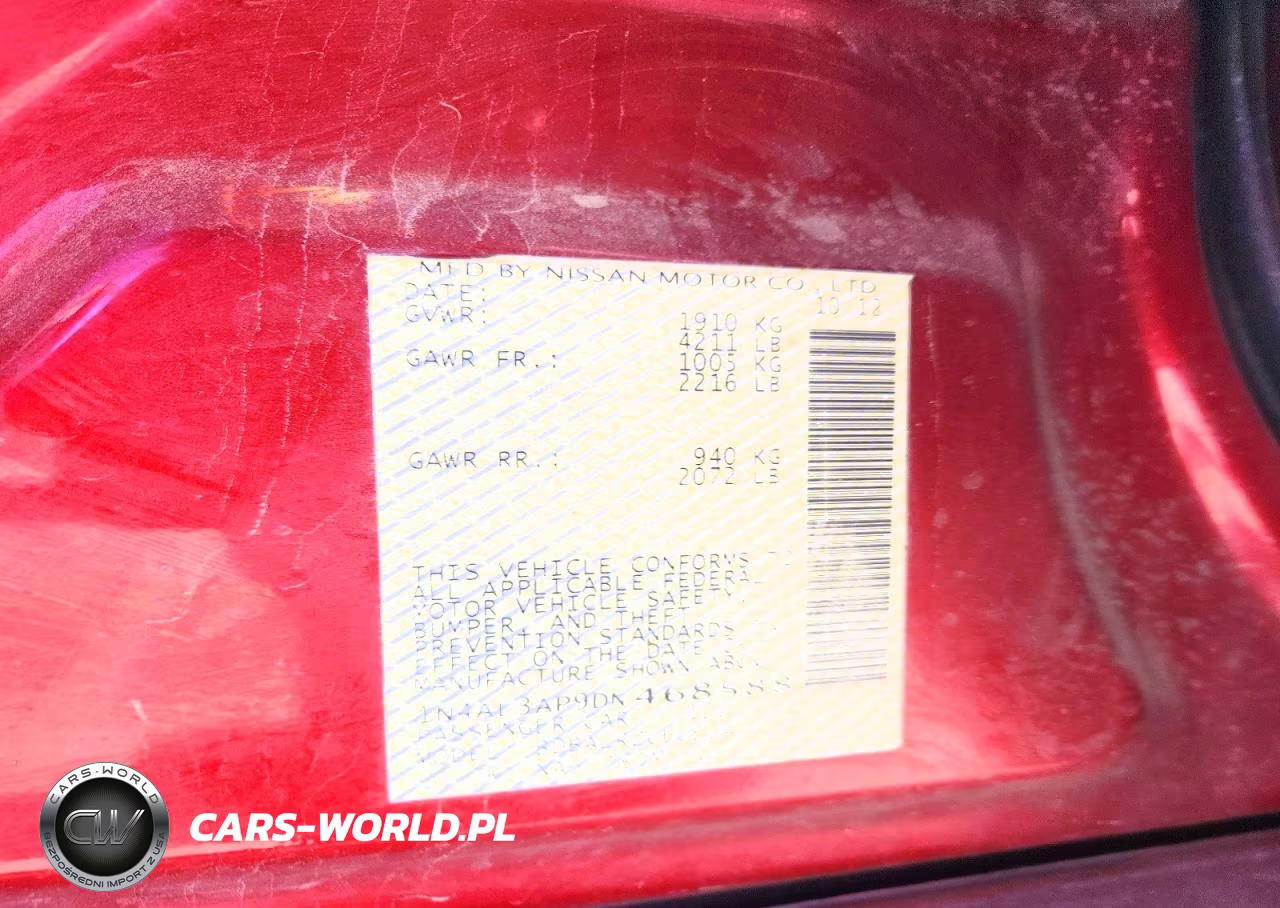 2013 Nissan Altima 2.5 VIN:1N4AL3AP9DN468588 - 12