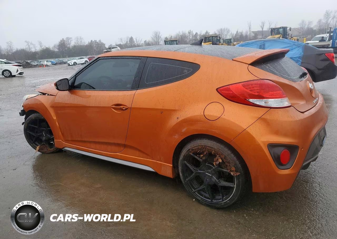 2015 Hyundai Veloster Turbo VIN:KMHTC6AE5FU222306 - 2